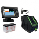 LOWRANCE EAGLE 5 SplitShot&trade; ROW+BAG S+AKU+ICE Transducer kajalood 000-16112-001KOM
