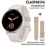 GARMIN Vivoactive 5 Cream Gold Aluminium / Ivory spordikell 010-02862-11 / 010-12924-21