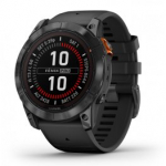 GARMIN fēnix 7X Pro - Solar Slate Gray Stainless Steel with Black Band spordikell 010-02778-01