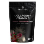 Vital Harmony Collagen + Vitamin C 400g, Raspberry Strawberry sportlik toitumine VIT_CRS
