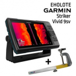 GARMIN STRIKER VIVID 9SV WITH GT52HW-TM TRANSDUCER + SONAR MOUNT kajalood 010-02554-01 / RUNOS