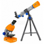 Bresser Junior microscope (40x - 640x) + telescope (20x - 32x) set KIDS mikroskoobid 8850900