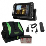 LOWRANCE Elite FS 7 AI 3-in-1+BAG L+ Aku 7Ah+ICE Transducer kajalood 000-15689-001KOMP