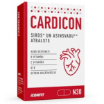 ICONFIT Cardicon - Sirds un asinsvadu labsajūtai, N30 toidulisand ICF-CARDICON