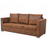 vidaXL kolmekohaline diivan 244703