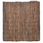 vidaXL puukoorest aed, 400 x 100 cm