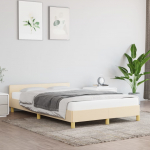 vidaXL voodiraam peatsiga 347404