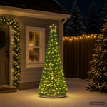 vidaXL Kunstkuusk LED-tuledega 42055405