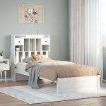 vidaXL raamaturiiuliga voodi 3322406