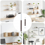 vidaXL Kellukesed h&otilde;ljuvale riiulile 4012406