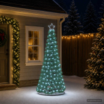 vidaXL Kunstkuusk LED-tuledega 42055406