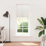 vidaXL Plisseekardin 90 x 200 cm valge