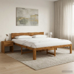 vidaXL Puidust voodi raam 3405509