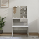 vidaXL LEDiga tualettlaua komplekt 3114111