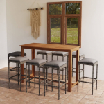 vidaXL aiabaari komplekt 3068015