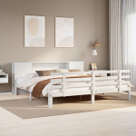 vidaXL raamaturiiuliga voodi 3322719