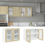 vidaXL klaasustega seinakapp 849624