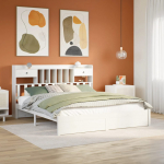 vidaXL raamaturiiuliga voodi 3322426