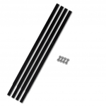 vidaXL maapuuri pikendustoru, 4 x 1 m, toru&uuml;hendus, teras