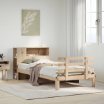 vidaXL raamaturiiuliga voodi 3322729