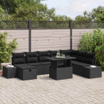 vidaXL V&auml;listingimustes lounge komplekt 3361232