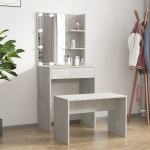 vidaXL LEDiga tualettlaua komplekt 3114134