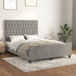 vidaXL voodiraam peatsiga 3125934
