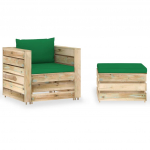 vidaXL kaubaalustest diivanikomplekt 3074536