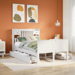 vidaXL raamaturiiuliga voodi 3308937