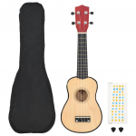 vidaXL ukulele komplekt 70146