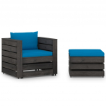 vidaXL kaubaalustest diivanikomplekt 3068148