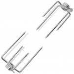 vidaXL vidaXLi mootoriga grillkahvel, 2 tk teras