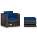 vidaXL kaubaalustest diivanikomplekt 3068154