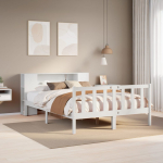 vidaXL raamaturiiuliga voodi 3321658