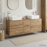 vidaXL Vannitoa peegel 3405866