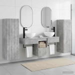 vidaXL Vannitoa peegel 3405966