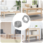 vidaXL Kuusnurkset p&auml;hklid 864466