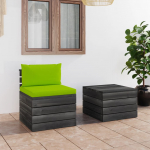 vidaXL kaubaalustest diivanikomplekt 3061670