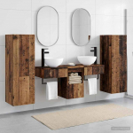 vidaXL Vannitoa peegel 3405971