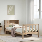 vidaXL raamaturiiuliga voodi 3321676