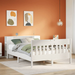 vidaXL raamaturiiuliga voodi 3323177