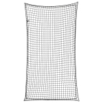 vidaXL haagisev&otilde;rk elastse k&ouml;iega, must, 2,7 x 1,5 m, PP