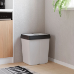 vidaXL kahe konteineriga pr&uuml;gikast 154981