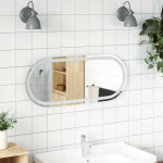 vidaXL LED-vannitoapeegel 353285