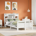 vidaXL raamaturiiuliga voodi 3309987