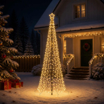 vidaXL LED-spiraalkuusk 42056589
