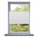 vidaXL Plisseekardin 60 x 100 cm valge