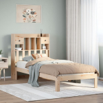 vidaXL raamaturiiuliga voodi 3322597