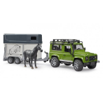 Bruder Land Rover Defender with Horse Trailer (025