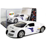 LEAN Toys Sports car police dark windshields with tension white light sound